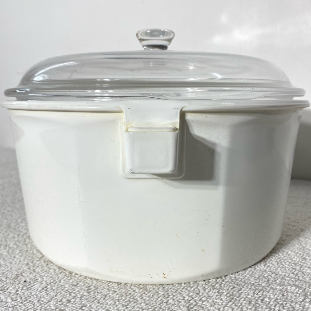 Vintage Princess House Nouveau Convertible Ceramic 2qt Sauce Pan With Lid - Picture 13 of 15